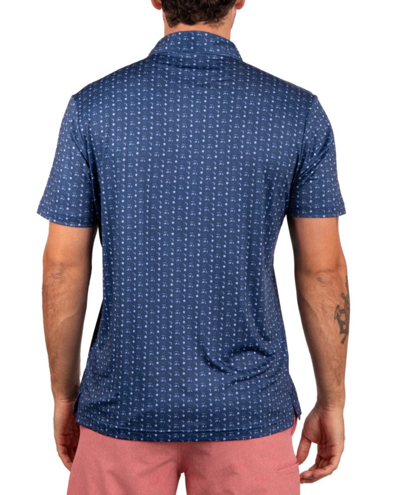 Men's Golf Carts Performance Polo