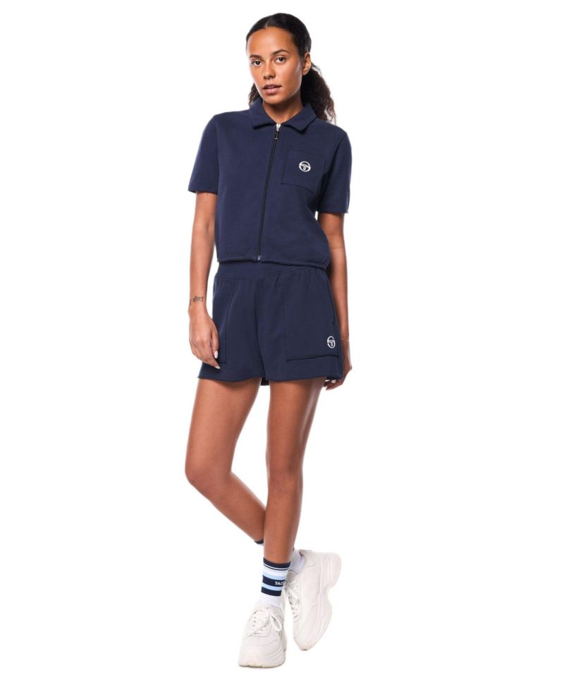 Women's Gianna French Terry Mid-Rise Pull-On Shorts, 3.5" Inseam