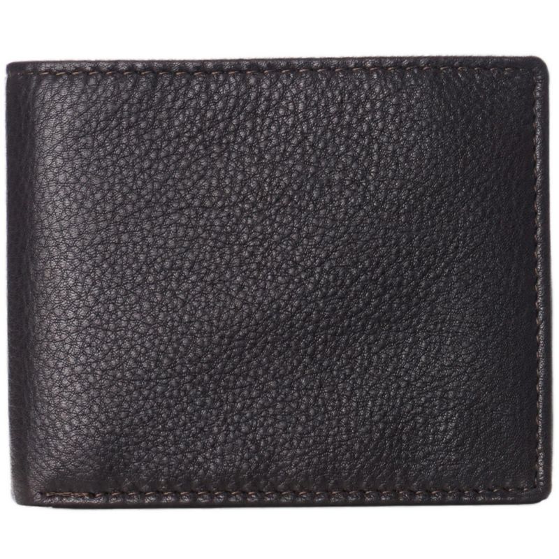 Men's Wallet for Men RFID Protected Leather Wallet Spencer Bifold Divided Bill Section Gift Box 2 ID Windows 14 Card Storage Pockets