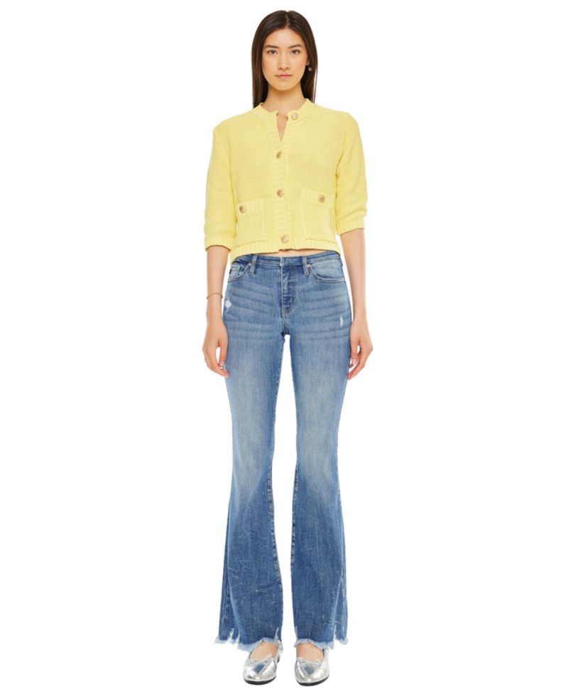 Women's Jennie Mid Rise Wide-Leg Jeans