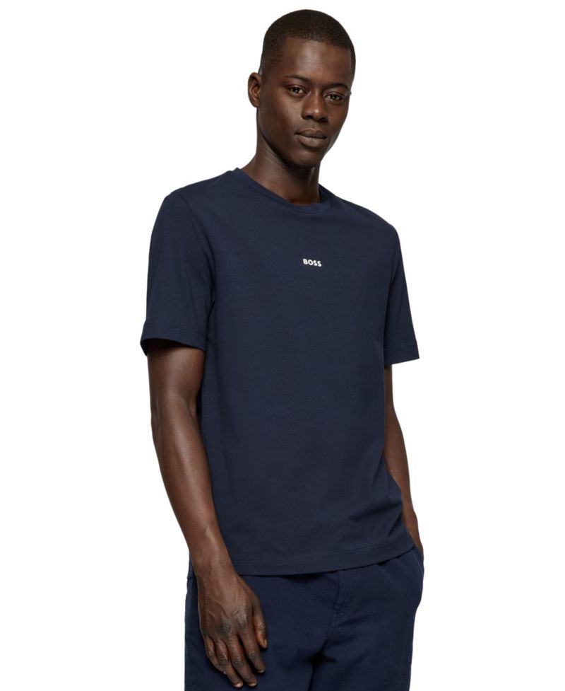 Men's Logo Print Relaxed-Fit T-Shirt