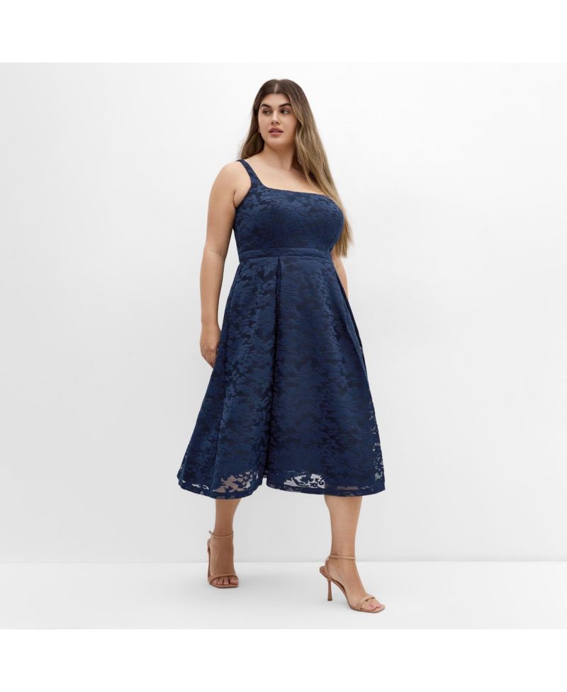 Plus Size Jacklynn Midi Dress