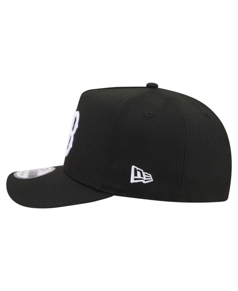 Men's Black Boston Red Sox Motion A-Frame 9FIFTY Snapback Hat