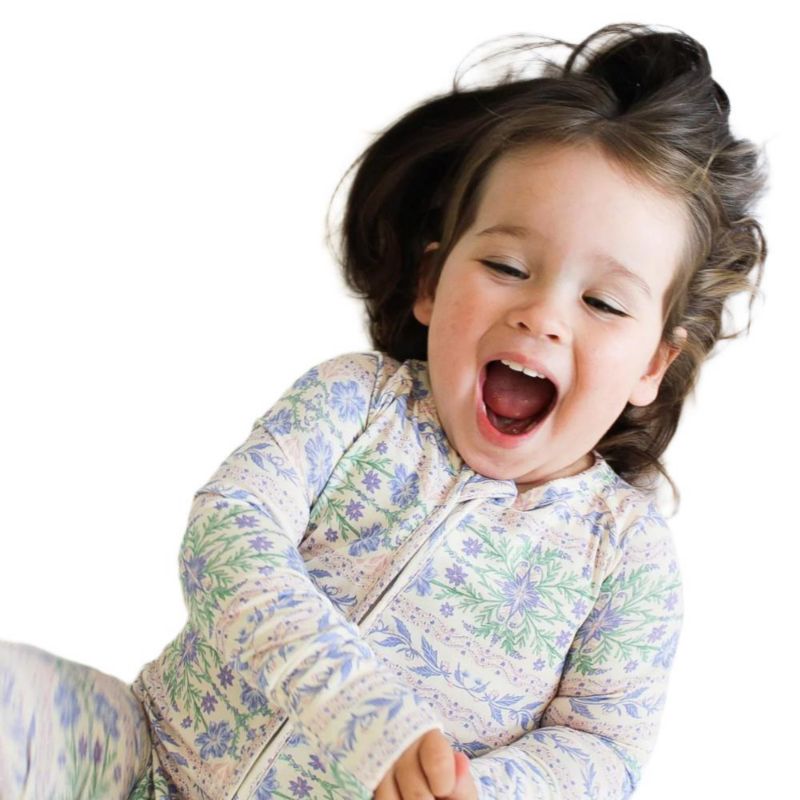 Baby Girl's Spring Cascade Bamboo Sleeper