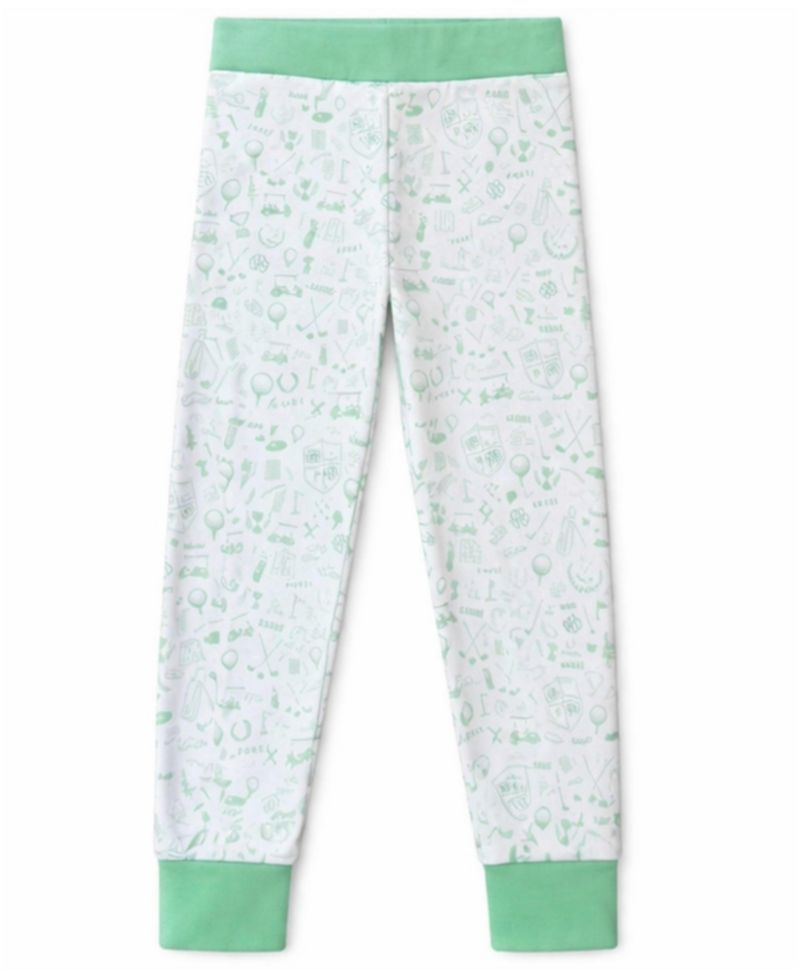 Bits and Bows Little/Big Unisex Golf Print 2-Piece Cozy Lounge Set