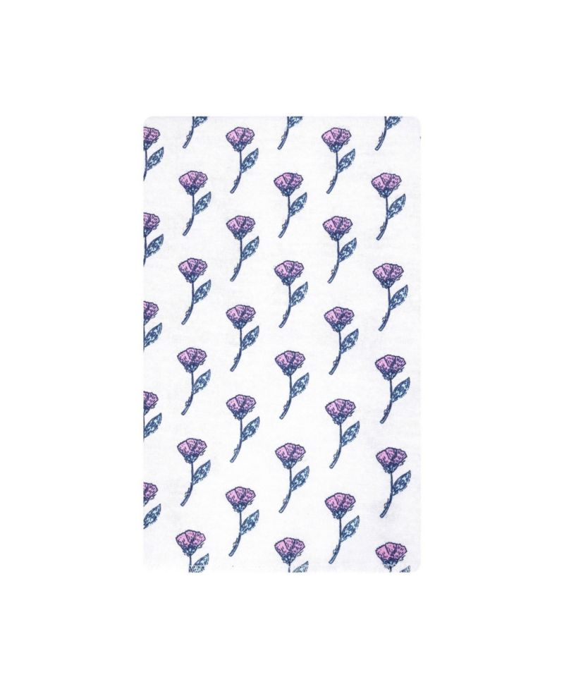 Girl Cotton Poly Flannel Burp Cloths 10-Pack