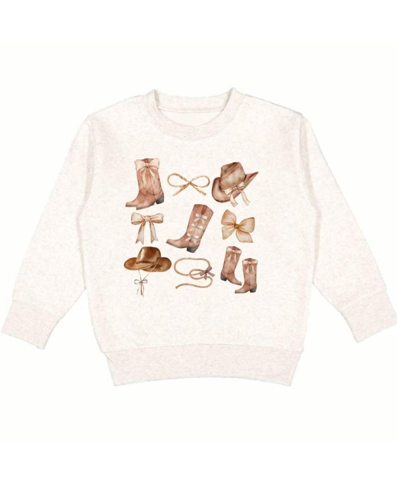 Toddler Girls 2T - 4T Cowgirl Cutie Western Sweatshirt