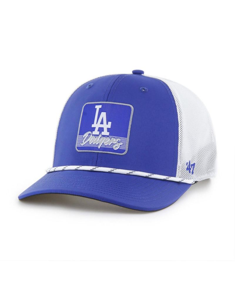 Men's Royal/White Los Angeles Dodgers Scratch Adjustable Trucker Hat
