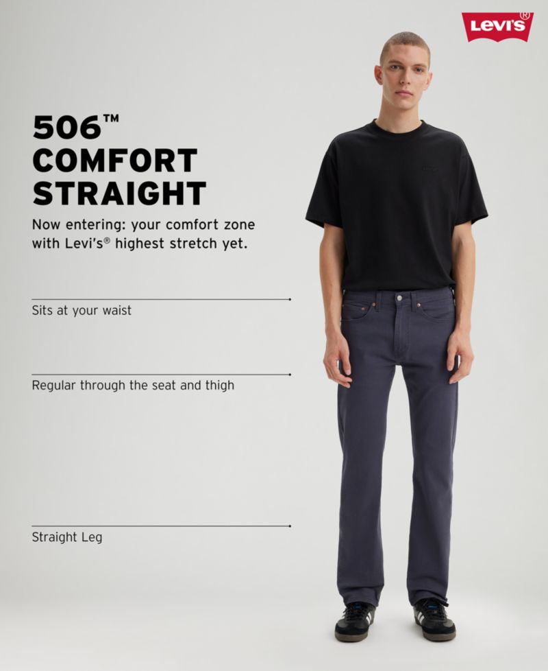 Мужские джинсы-стрейч с прямыми штанинами 506™ Comfort