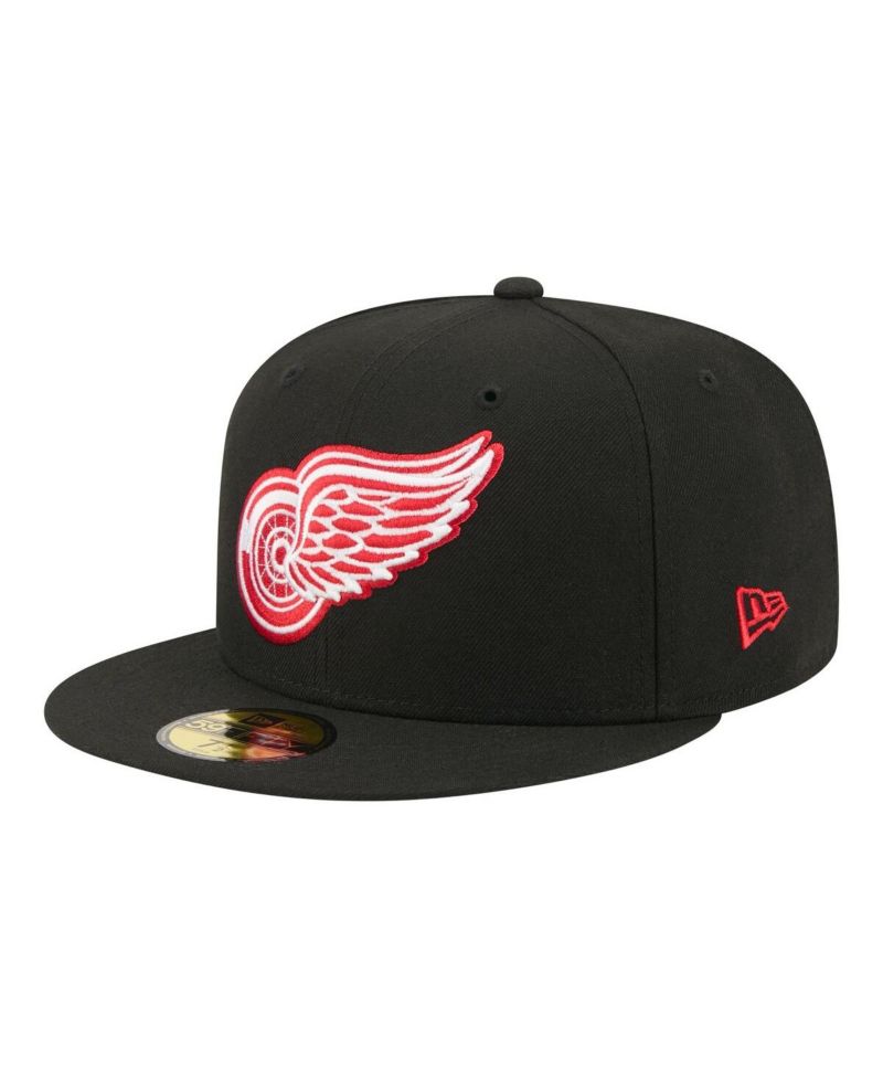 Men's Black Detroit Red Wings Zamboni 59FIFTY Fitted Hat