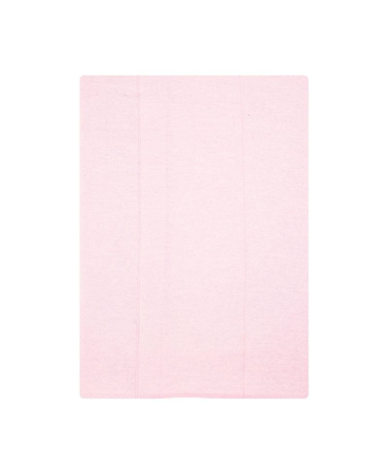Girl Cotton Poly Flannel Burp Cloths 4-Pack, Happy Strawberries