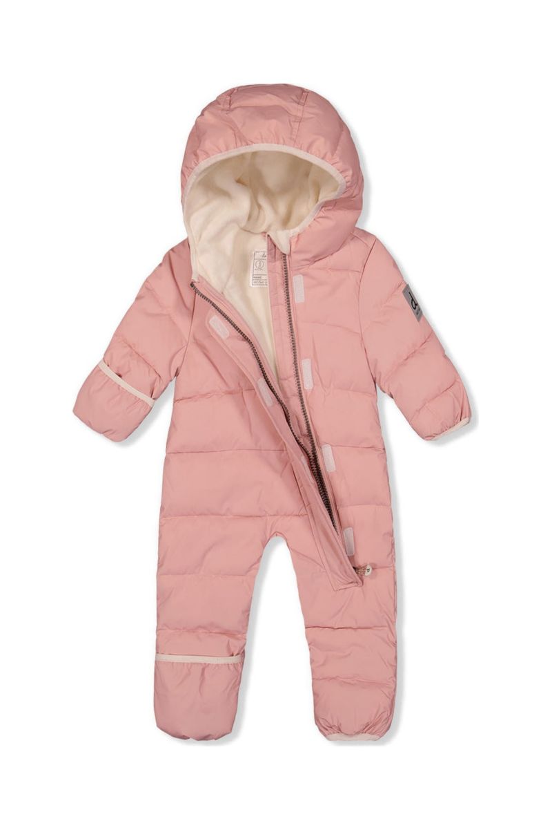 Baby Girls ( 3M to 24M ) Cloud One Piece Snowsuit Adapted for Car Seats Pale Dusty