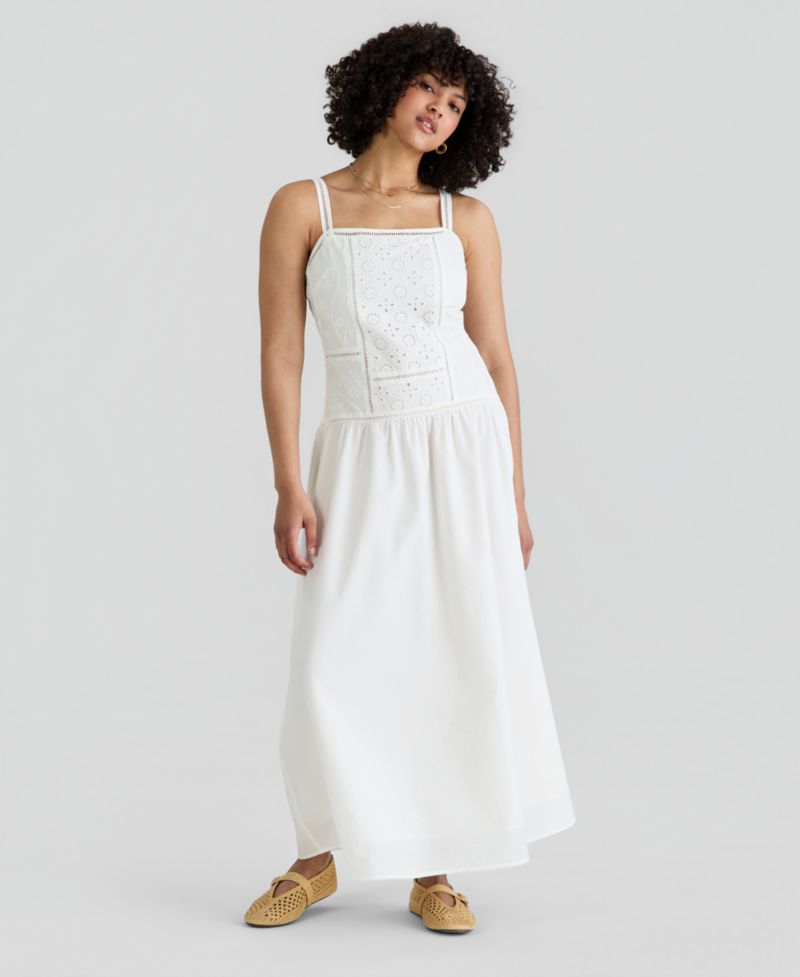 Women's Embroidered Maxi Dress