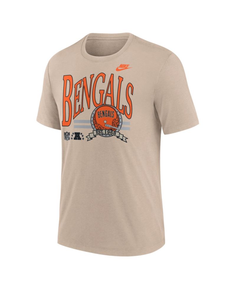 Men's Cincinnati Bengals Rewind Tri-Blend Retro T-Shirt