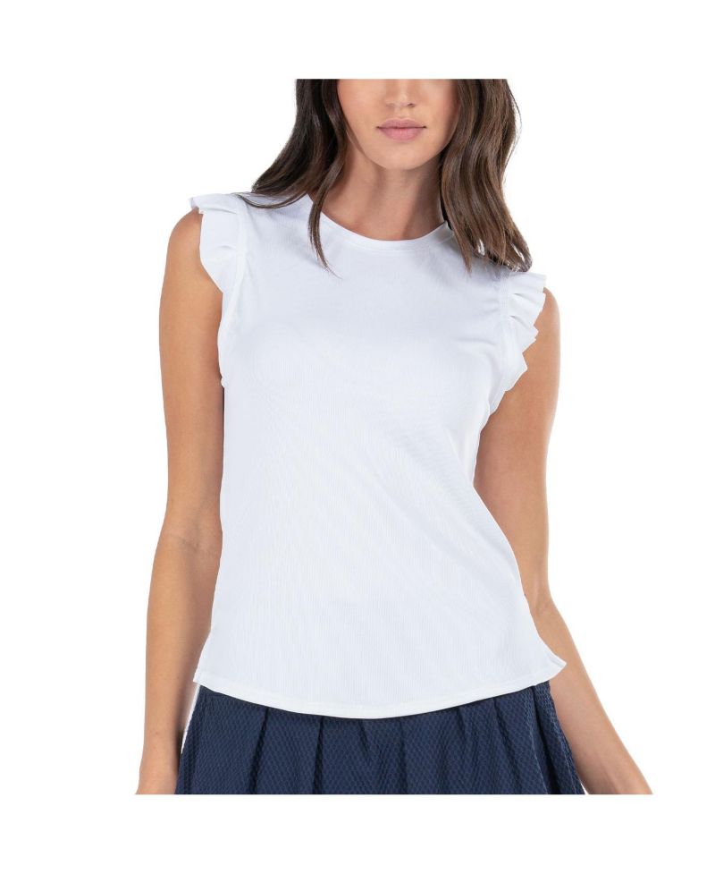 Women's Bring It on Ribbed Tennis Tank Top