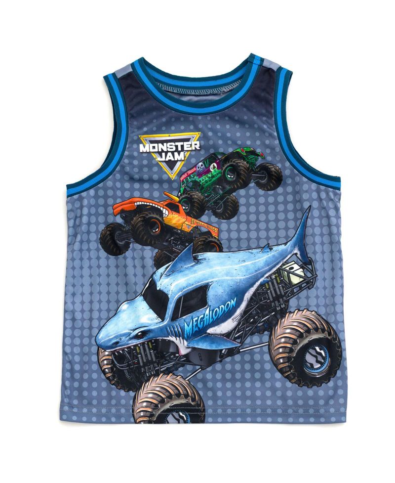 Boys' Athletic T-Shirt Tank Top and Shorts Set