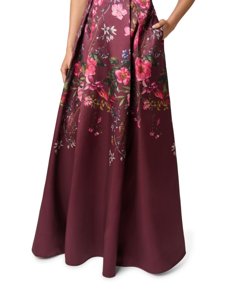 Women's Off-the-Shoulder Printed Dress