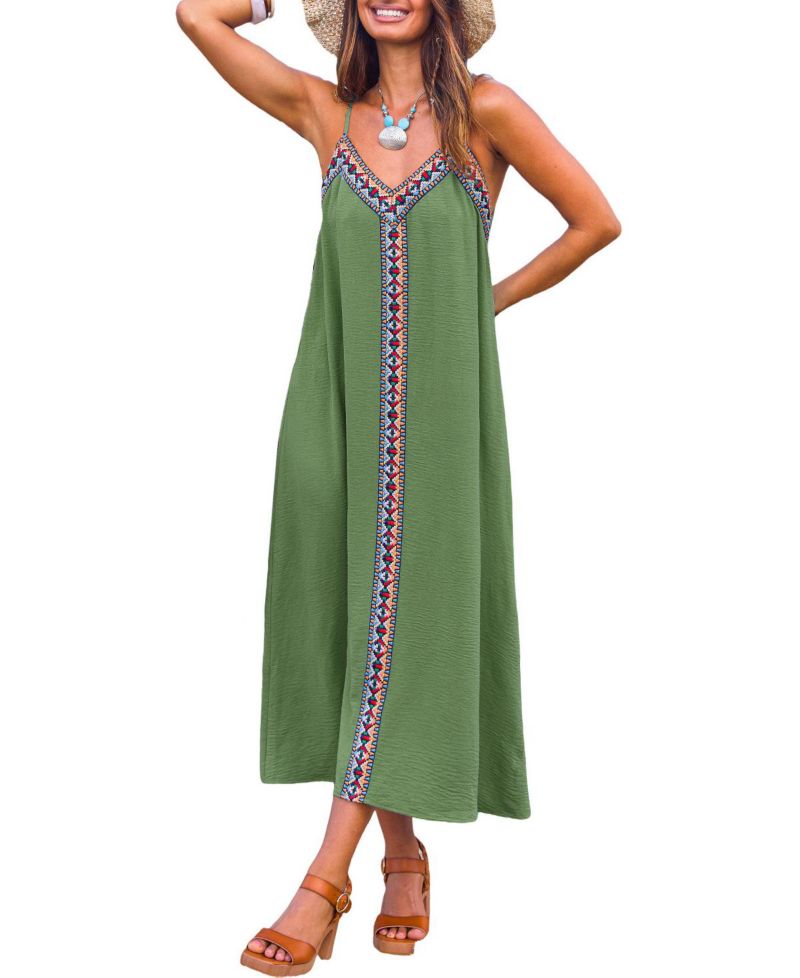 Women's Let It Slide Blue Maxi Beach Dress