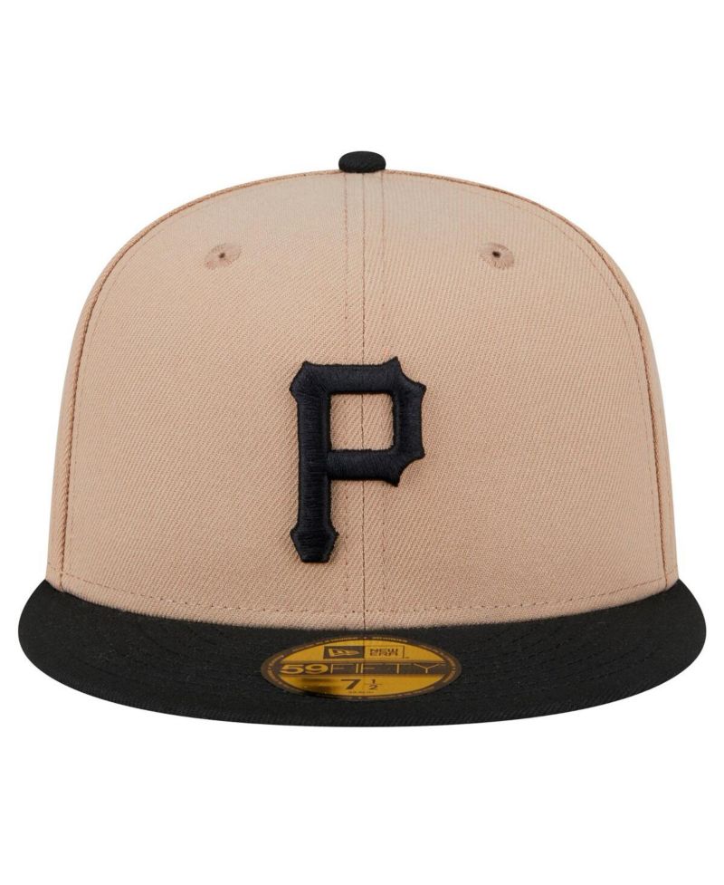 Men's Khaki Pittsburgh Pirates 59FIFTY Fitted Hat