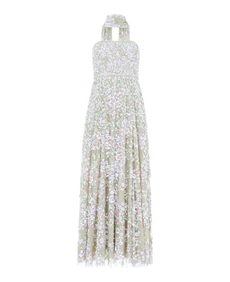 Women's Dream Garland Strapless Gown