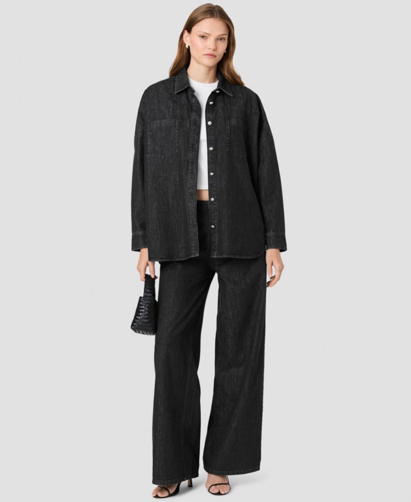 Women's Elton Denim Button-Down Long-Sleeve Shirt