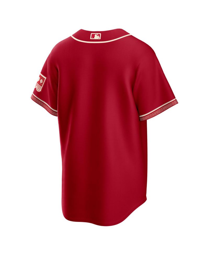 Men's Red Texas Rangers 2026 City Connect Stadium Jersey