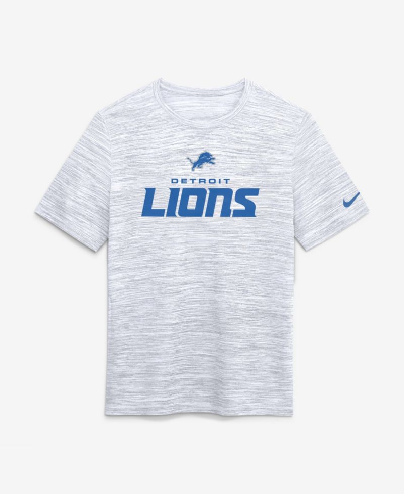 Men's Detroit Lions Velocity Dri-FIT Crewneck Short-Sleeve T-Shirt