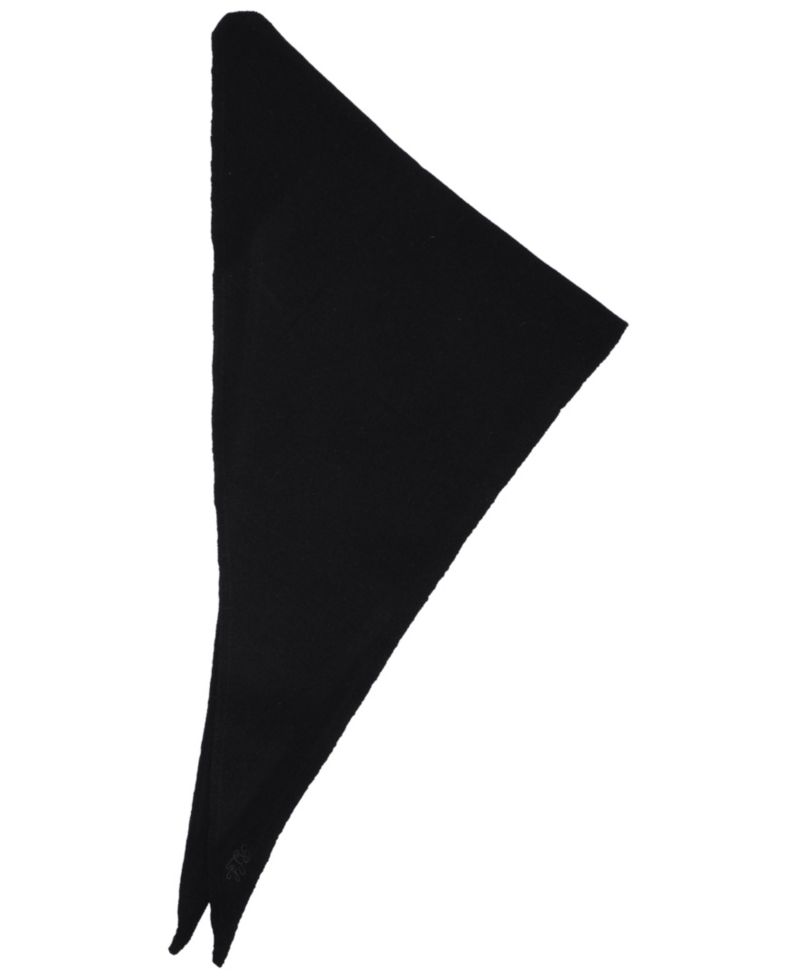 Wool Knit Triangle Scarf