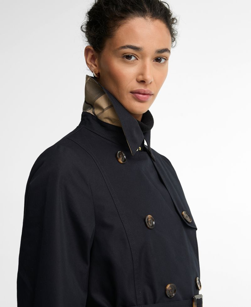 Women's Greta Double-Breasted Belted Trench Coat