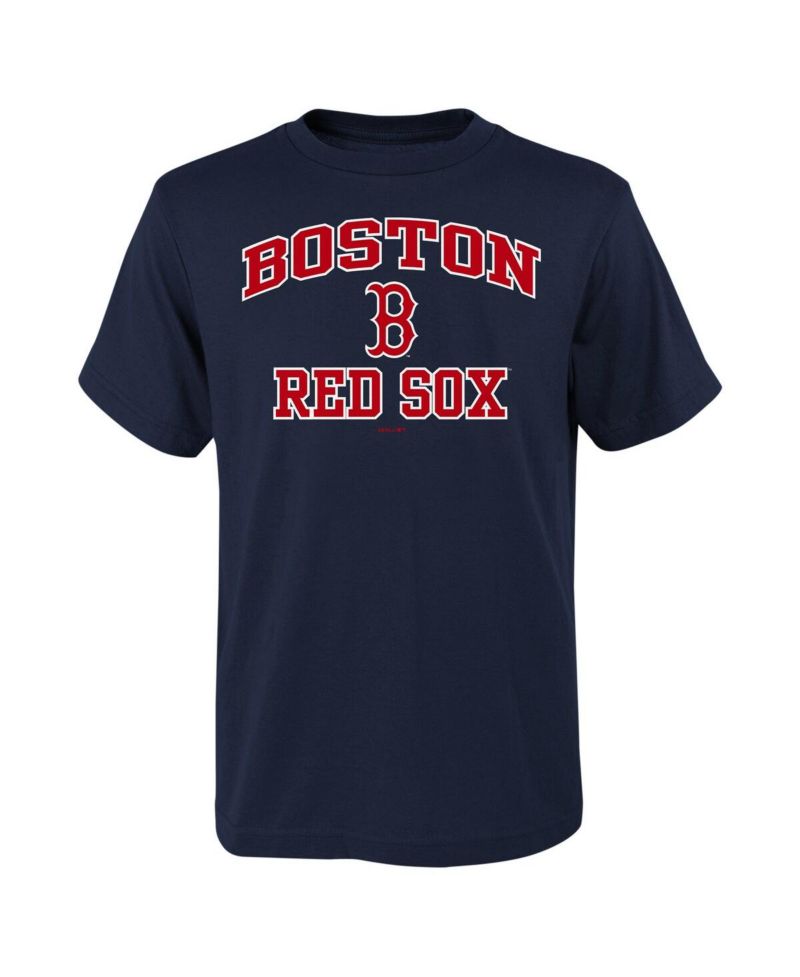 Big Boys Navy Boston Red Sox Heart & Soul T-shirt