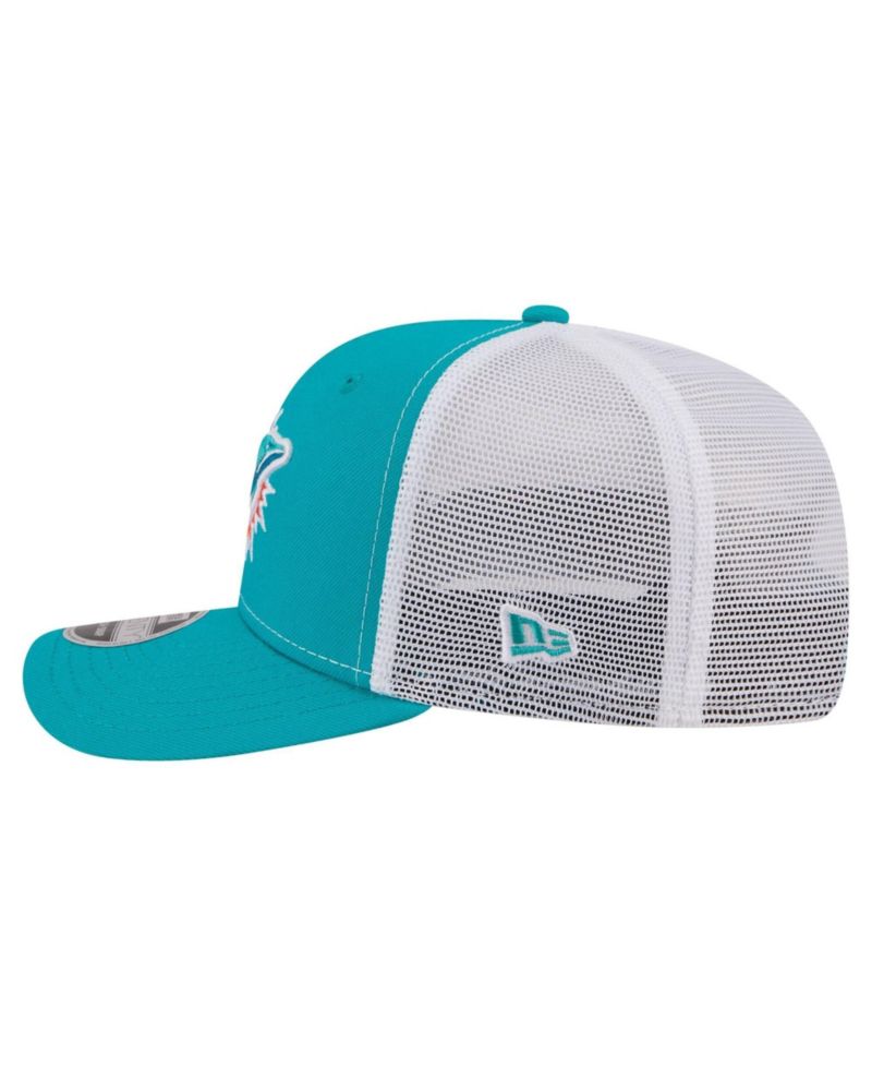 Men's Aqua Miami Dolphins 9SEVENTY Trucker Adjustable Hat