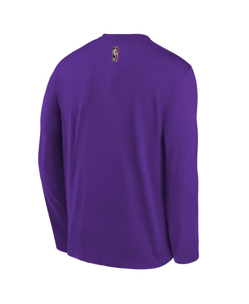 Big Boys and Girls Purple Sacramento Kings Hardwood Classics Long Sleeve T-Shirt