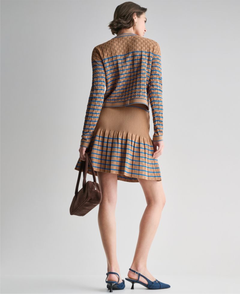 Women's Crewneck Button-Front Cardigan