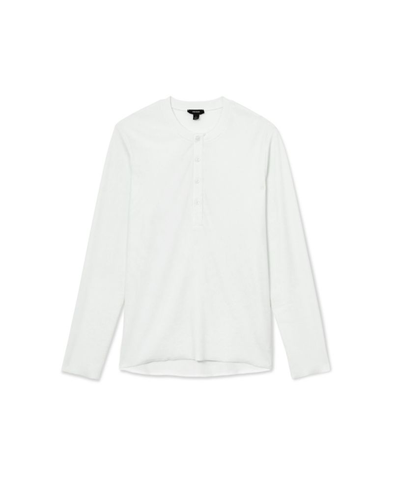 Men's Francisco Ribbed Regular-Fit Henley T-Shirt
