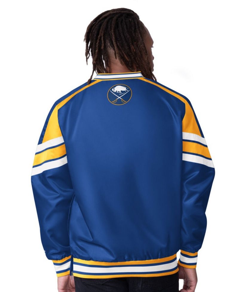 Men's Royal Buffalo Sabres Reliever V-Neck Pullover Jacket