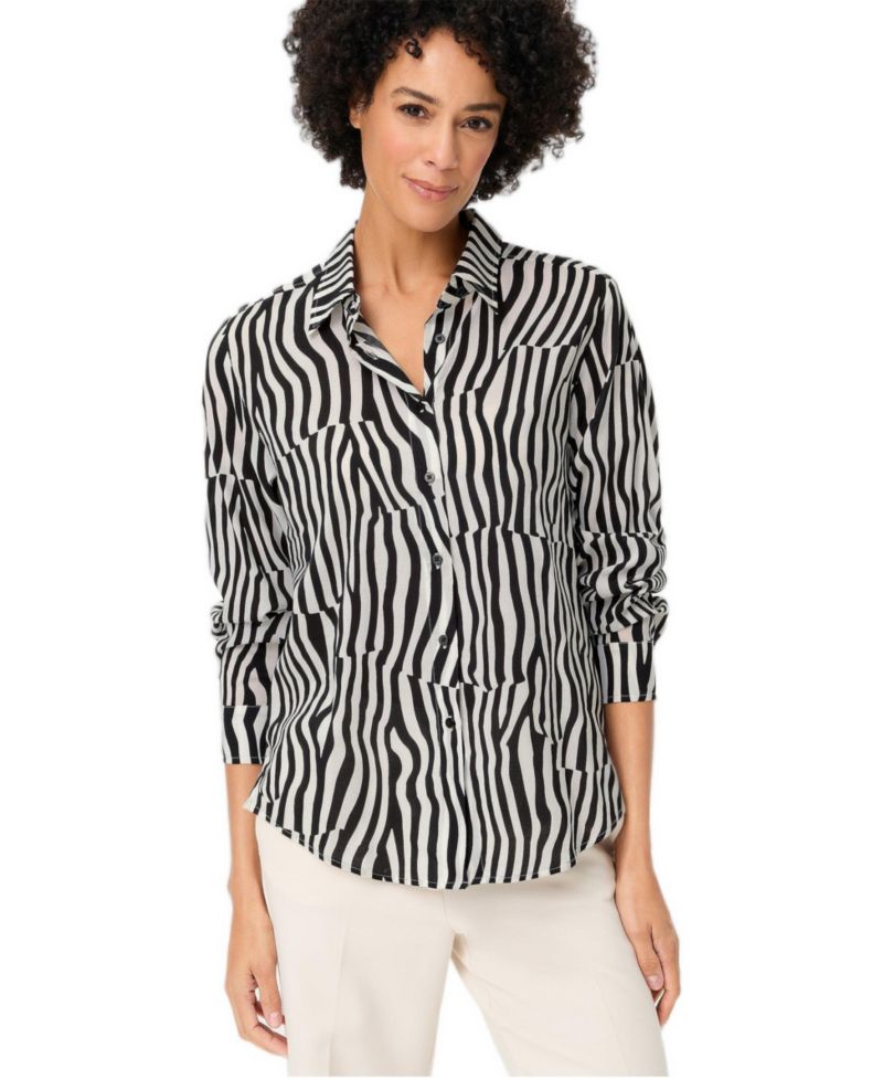 Women's Modern Zebra Shirt