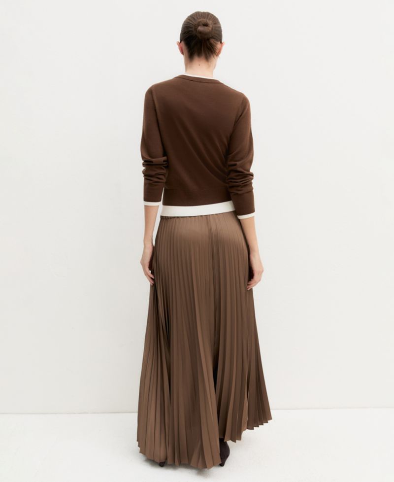 Women's Emmastrale High-Waisted Pleated Maxi Skirt