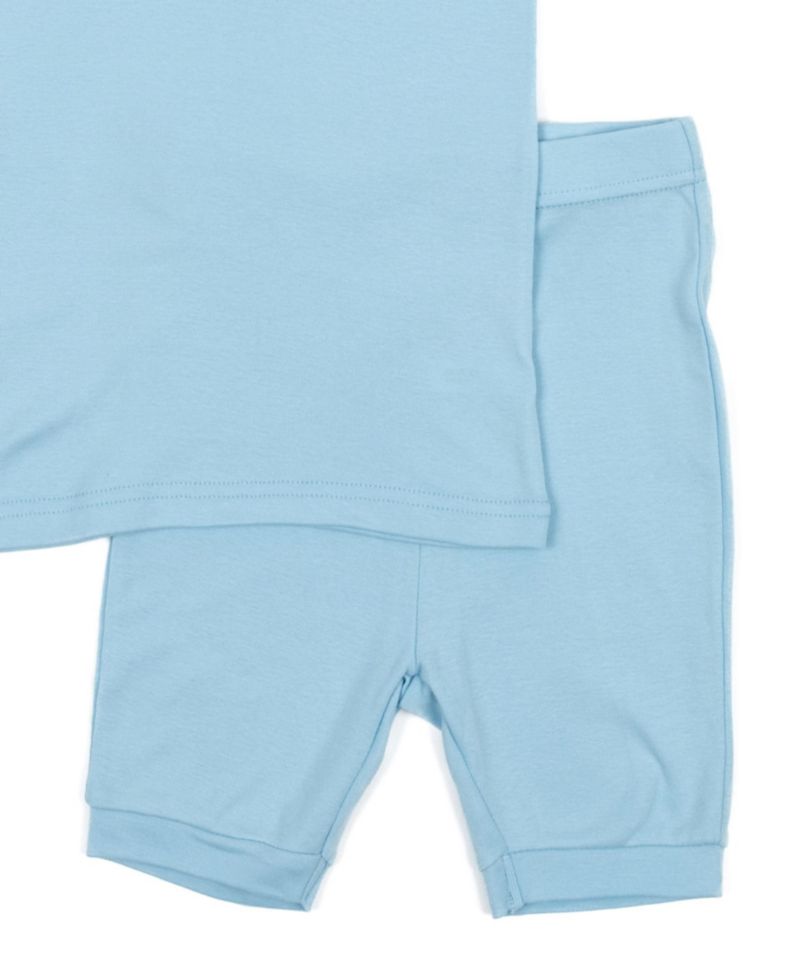 Kids Matching Family Two Piece Cotton Short Sleeve Shirt and Shorts Pajamas