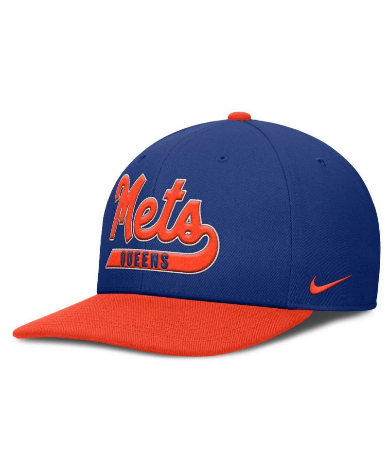 Men's Royal/Orange New York Mets Pro Performance Snapback Hat