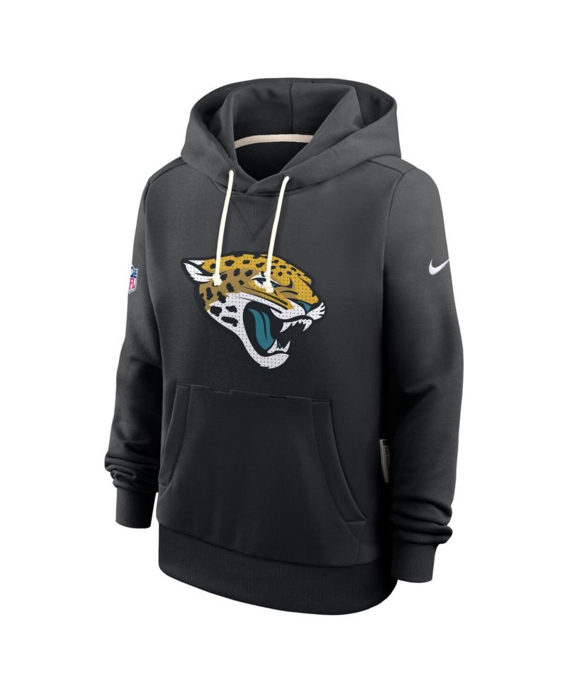 Women's Black Jacksonville Jaguars Sideline Standard Issue Initial Home Dri-FIT Hoodie