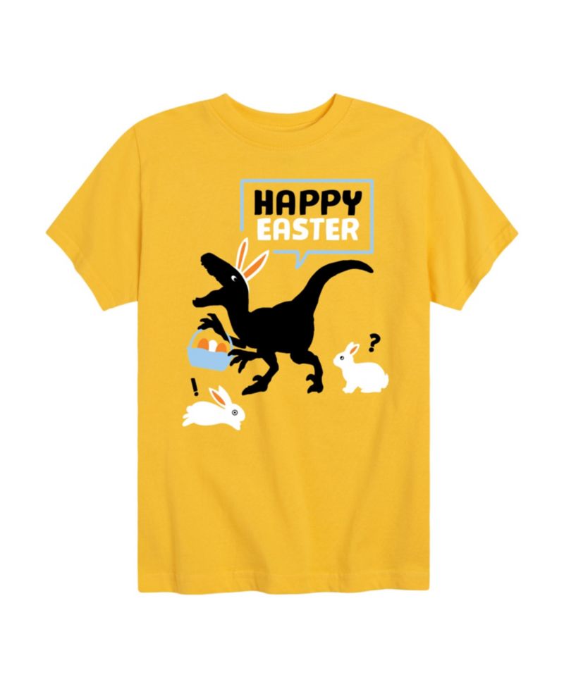Big Boys Dino Happy Easter Graphic T-Shirt