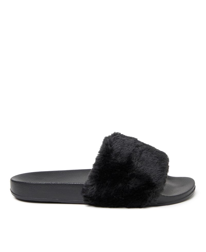 Women's Faux Shearling Slide Sandal