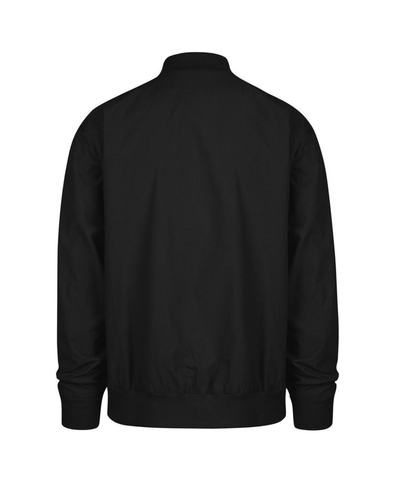 47 Brand Men's Black Atlanta Falcons Sundays Euro Step Twill Full-Button Bomber Jacket