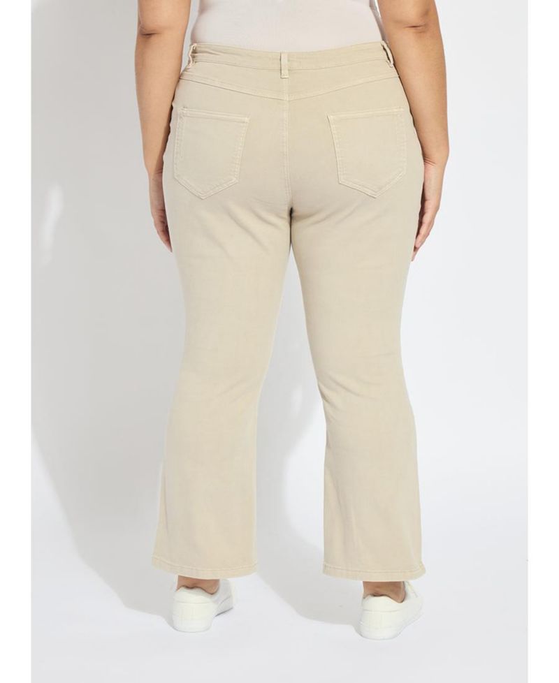 Plus Size Ankle Estelle Everyday Flare Denim Curvy, 27" Inseam