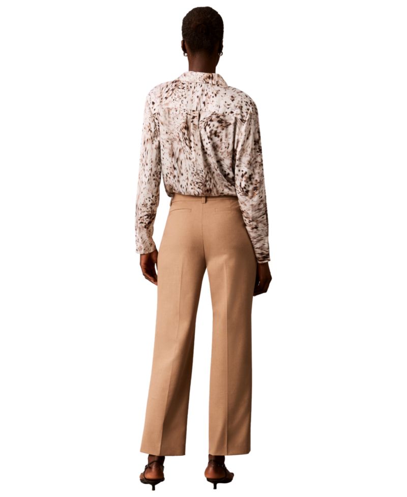 Petite Straight-Leg Ankle Pants