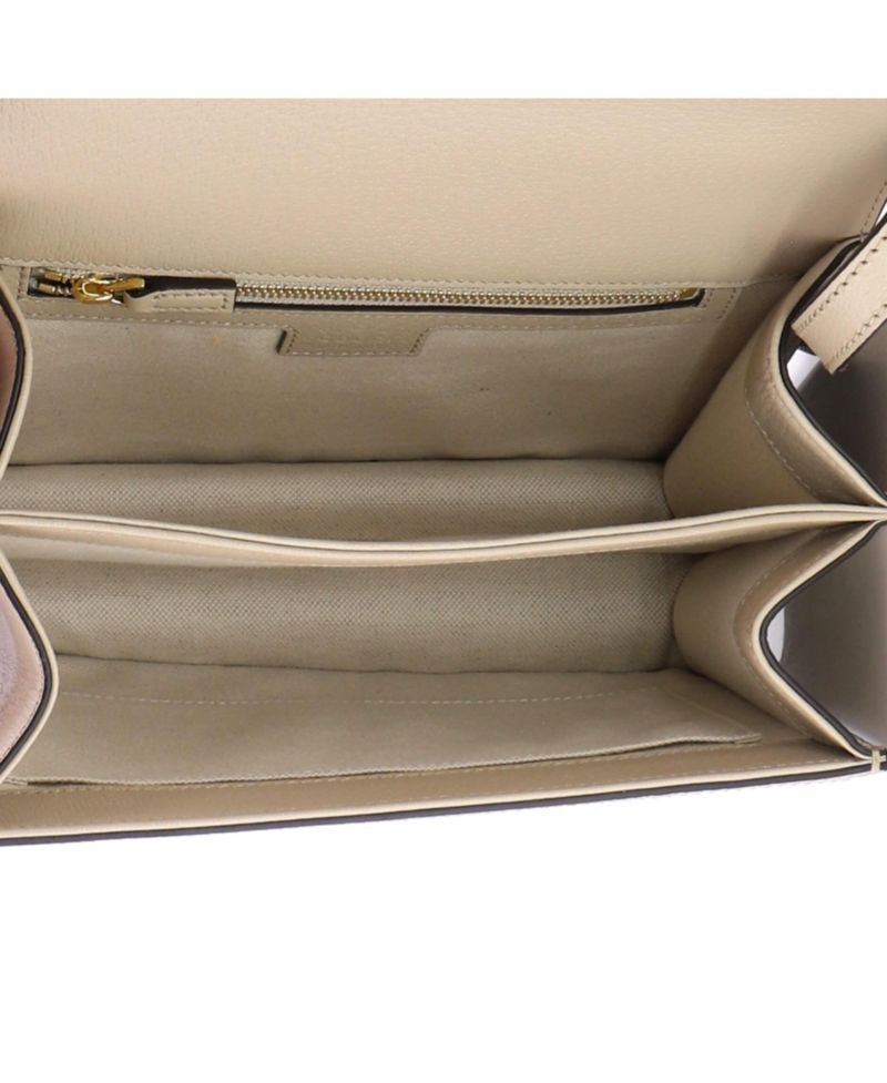 Small Ophidia Flap Top Handle Bag GG Coated Canvas