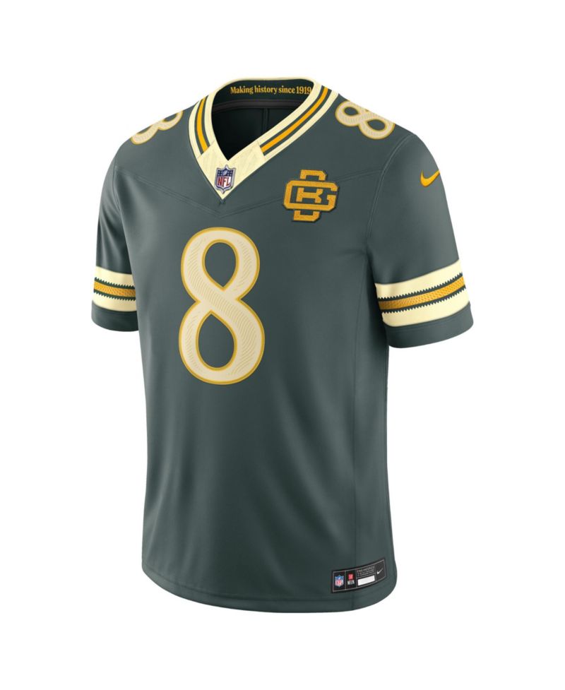 Men's Josh Jacobs Green Bay Packers 2026 Rivalries Collection Vapor F.U.S.E Stitched Limited Jersey