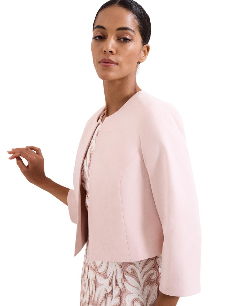 Women's Elizabeth Cropped Round Neck Jacket