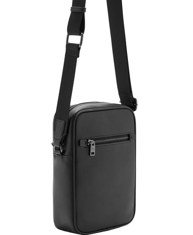 Men's Zipper Leather Bag