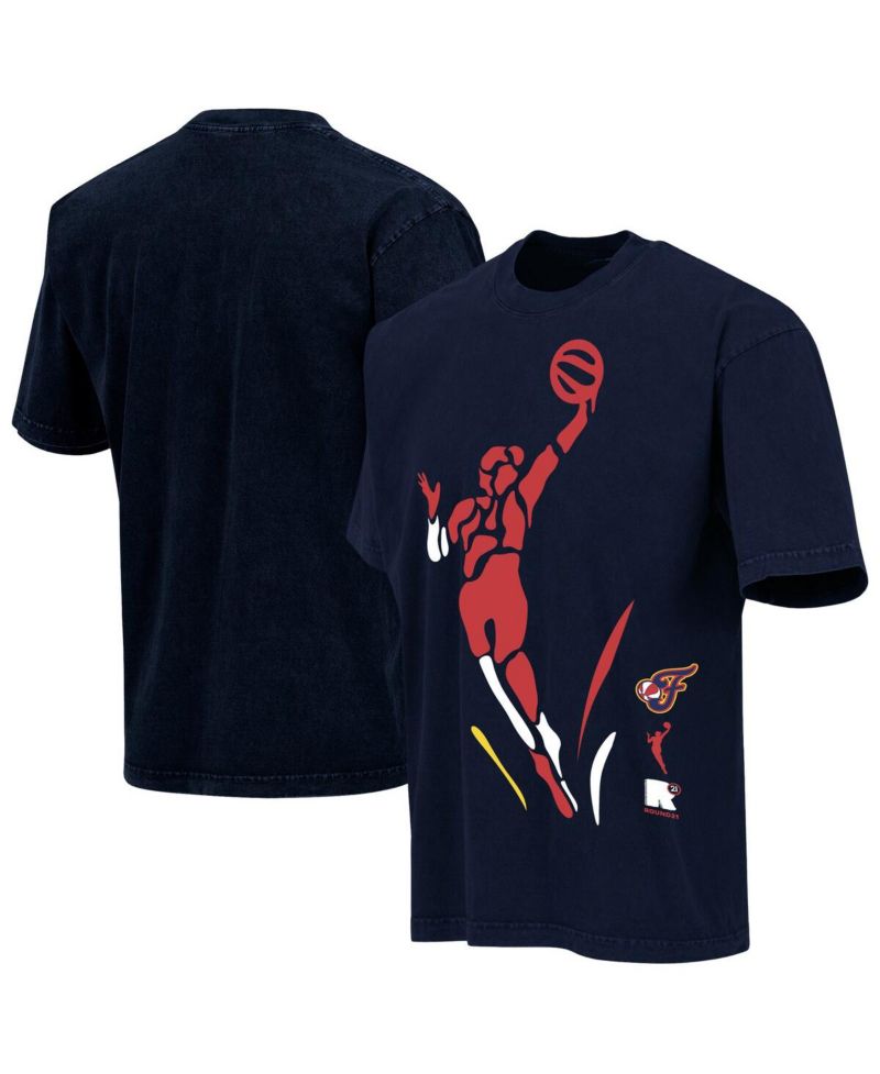 Men's and Women's Navy Indiana Fever Victory T-Shirt